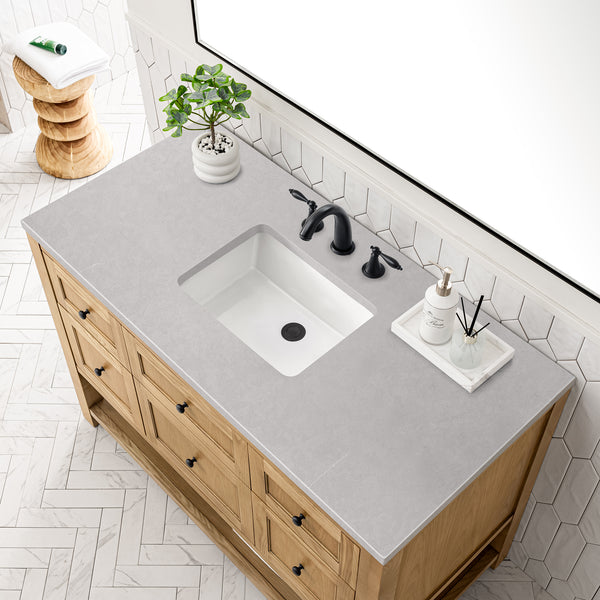 James Martin Breckenridge 48" Single Vanity, Light Natural Oak - Luxe Bathroom Vanities