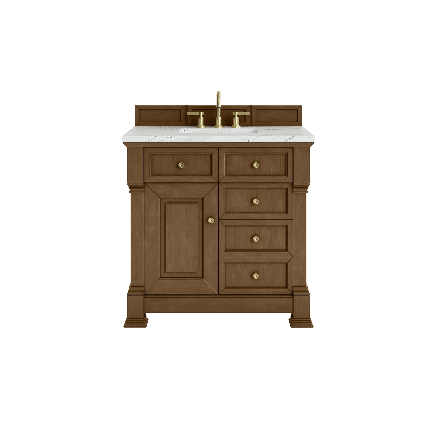 James Martin Brookfield 36" Single Vanity with 3 CM Countertop - Luxe Bathroom Vanities
