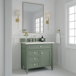 James Martin Brittany 36" Single Vanity with 3 Countertop