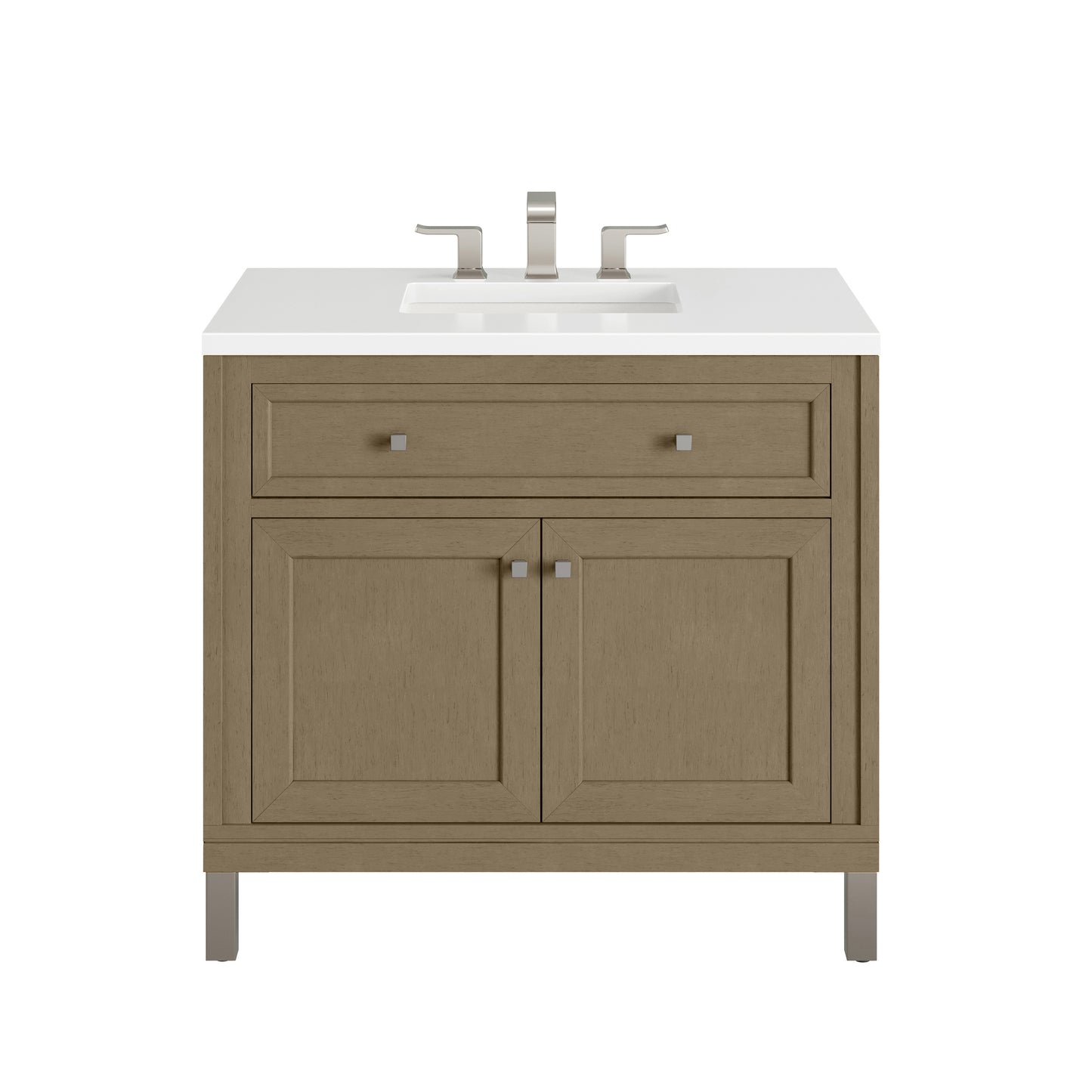 James Martin Chicago 36" Single Vanity with 3 CM Countertop