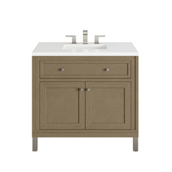 James Martin Chicago 36" Single Vanity with 3 CM Countertop