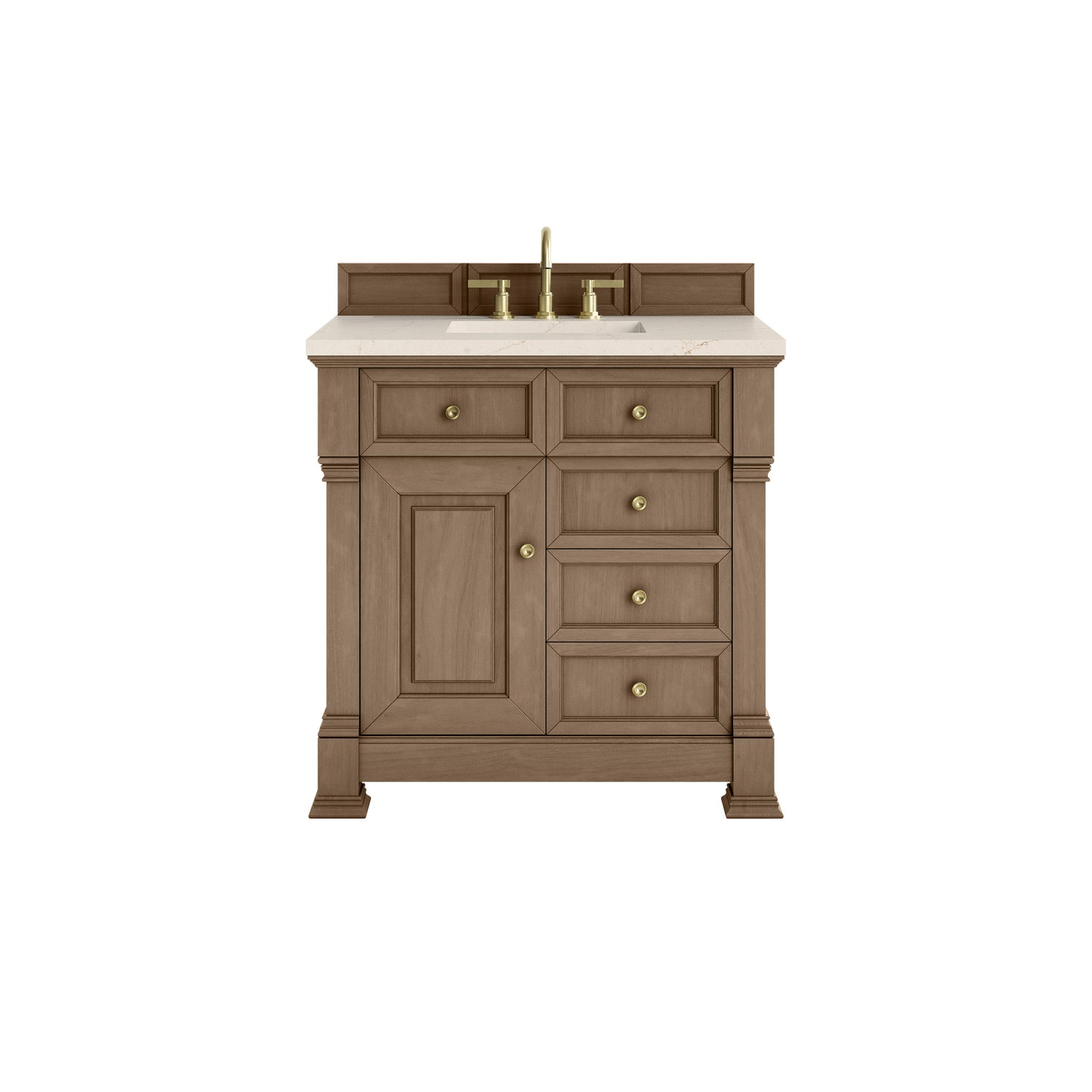 James Martin Brookfield 36" Single Vanity with 3 CM Countertop - Luxe Bathroom Vanities
