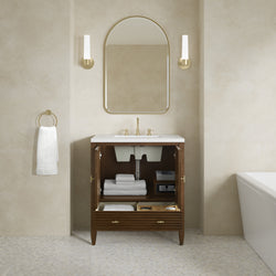 James Martin Myrrin 30" Single Vanity with 3 CM Countertop