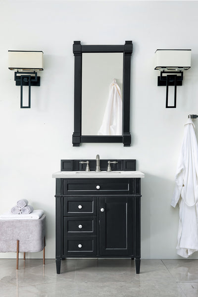 James Martin Brittany 30" Single Vanity with 3 CM Countertop