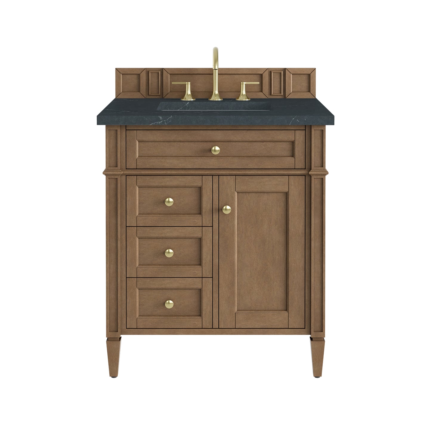James Martin Brittany 30" Single Vanity with 3 CM Countertop