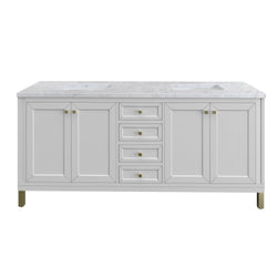 James Martin Chicago 72" Double Vanity with 3 CM Countertop