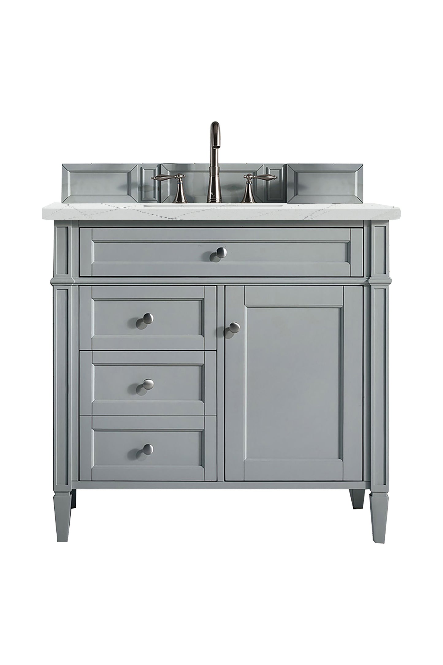 James Martin Brittany 36" Single Vanity with 3 Countertop