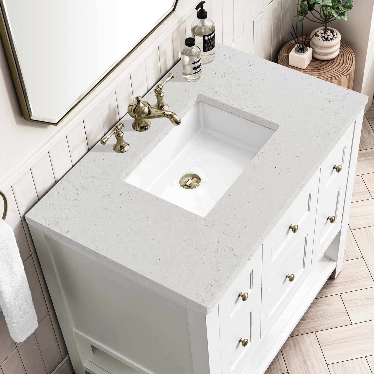 James Martin Breckenridge 36" Single Vanity w/ 3CM Countertop