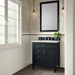 James Martin Brittany 30" Single Vanity with 3 CM Countertop