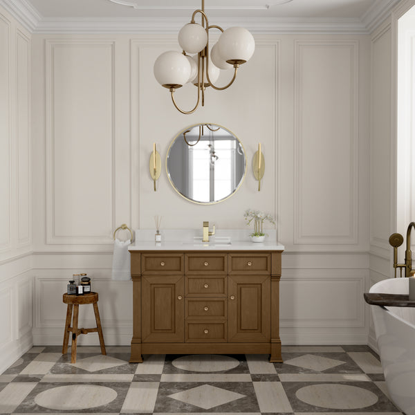 James Martin Brookfield 48" Single Vanity with 3 CM Countertop - Luxe Bathroom Vanities