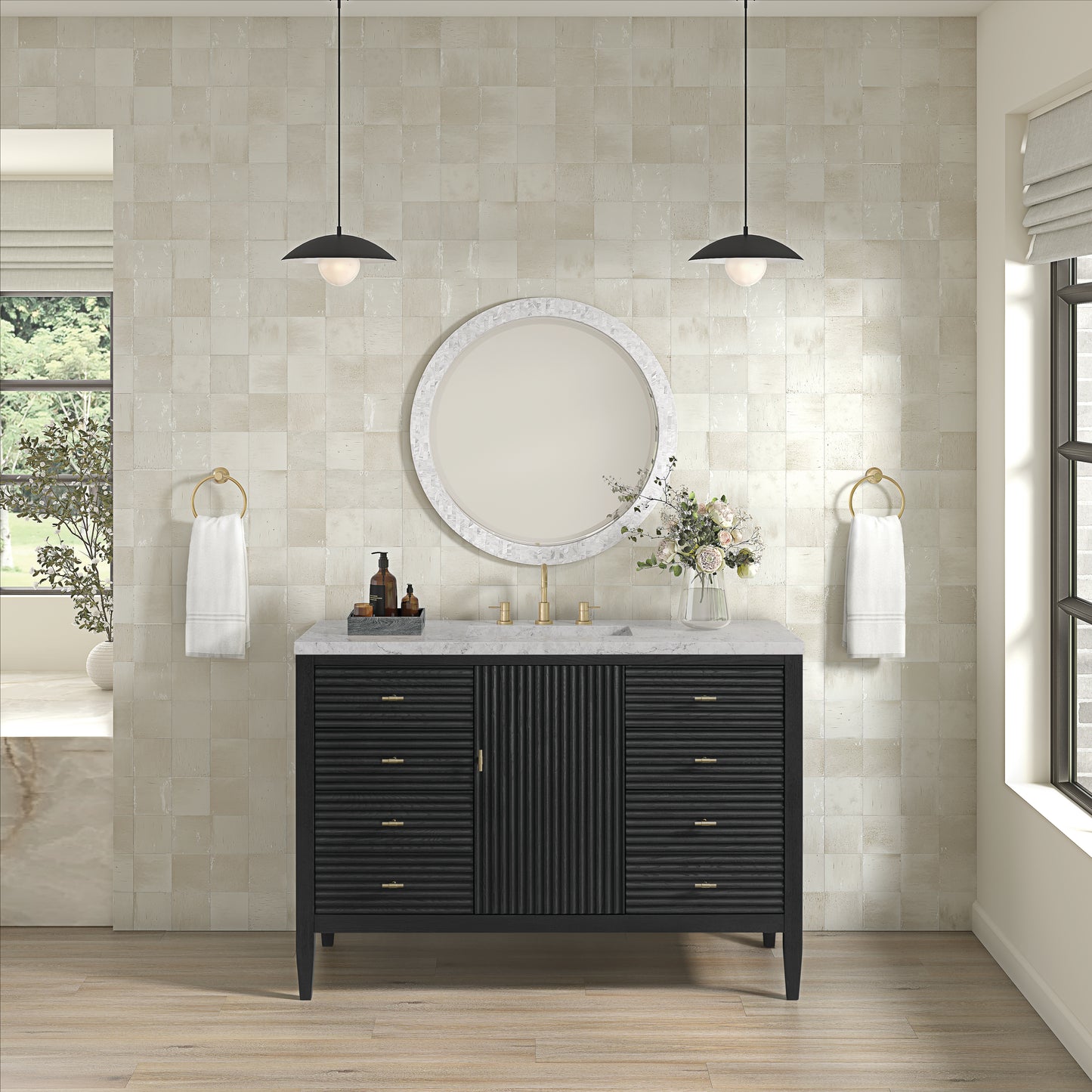 James Martin Myrrin 48" Single Vanity with 3 CM Countertop