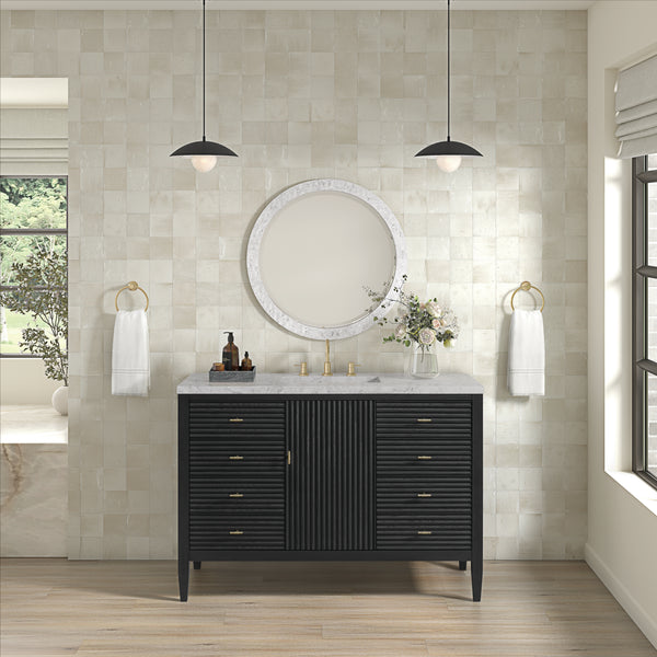 James Martin Myrrin 48" Single Vanity with 3 CM Countertop