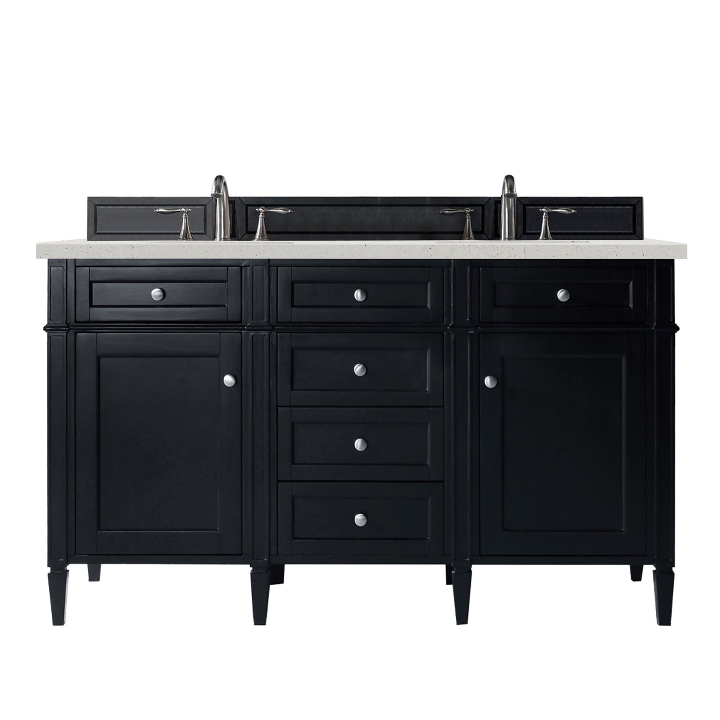 James Martin Brittany 60" Double Vanity with 3 CM Countertop