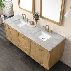 James Martin Laurent 72" Double Vanity with 3 CM Countertop