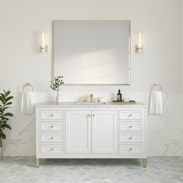 James Martin Chicago 60" Single Vanity with 3 CM Countertop