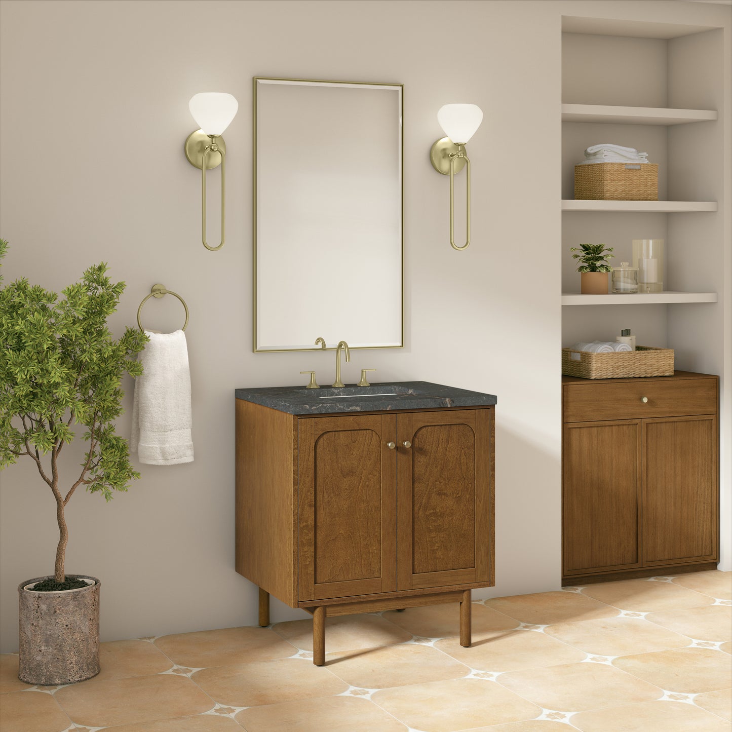 James Martin Laurent 30" Single Vanity with 3 CM Countertop