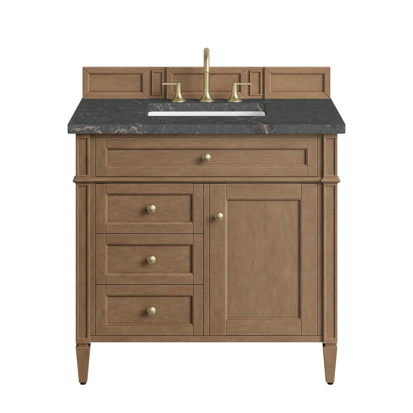 James Martin Brittany 36" Single Vanity with 3 Countertop