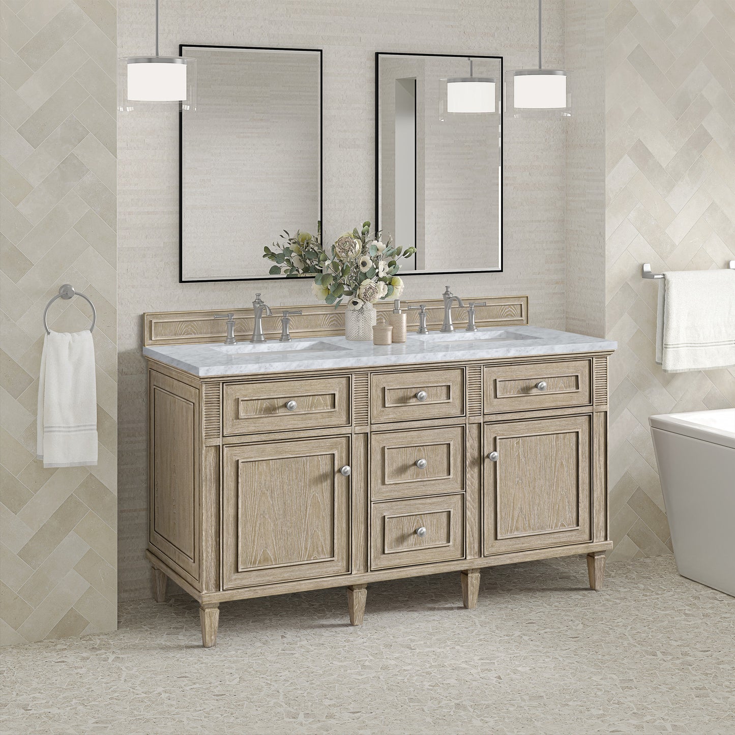 James Martin 60" Lorelai Double Vanity