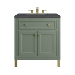 James Martin Chicago 30" Single Vanity with 3 CM Countertop
