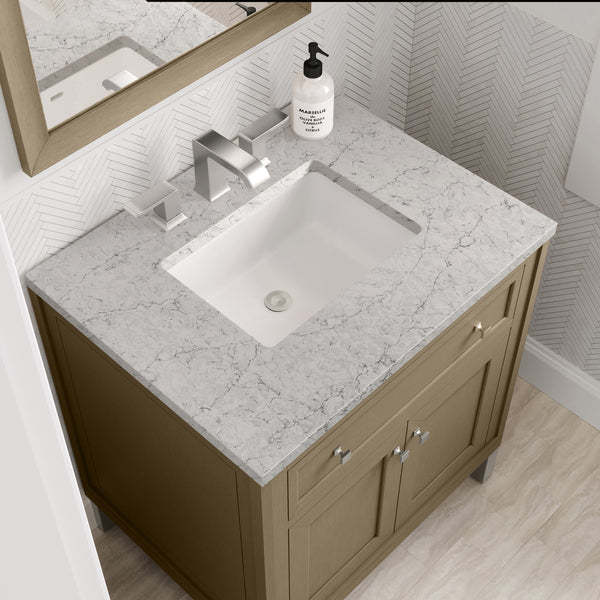 James Martin Chicago 30" Single Vanity with 3 CM Countertop