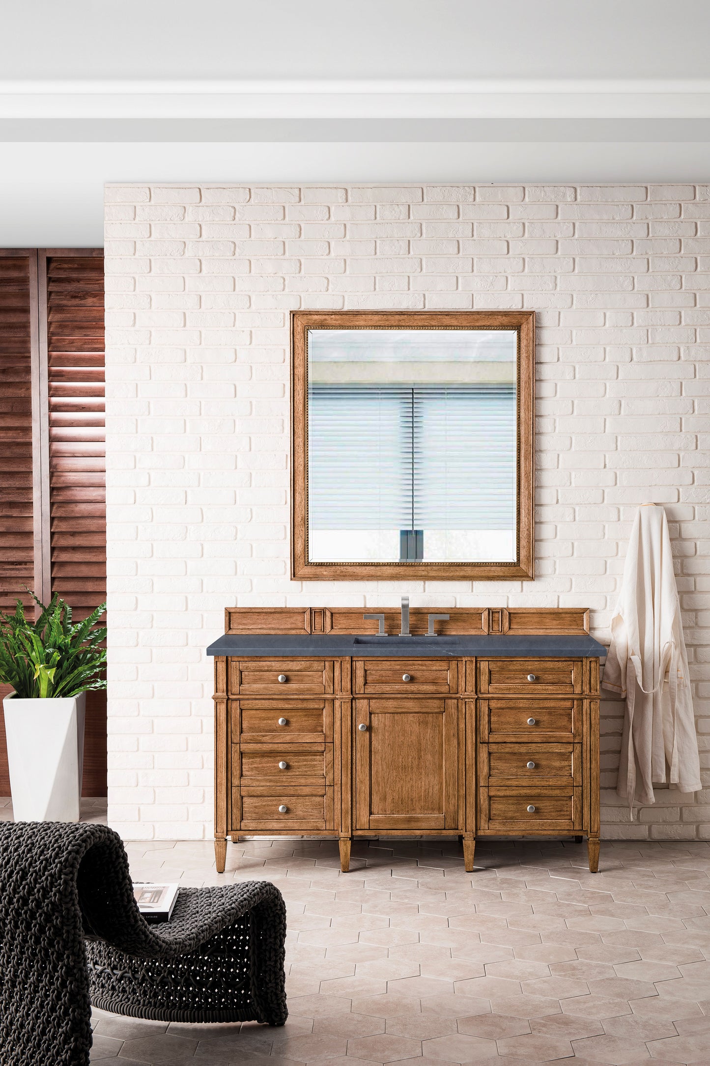 James Martin Brittany 60" Single Vanity with 3 CM Countertop