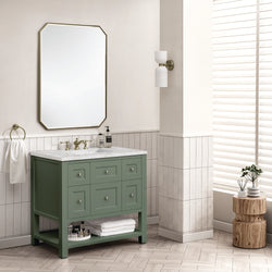 James Martin Breckenridge 36" Single Vanity w/ 3CM Countertop
