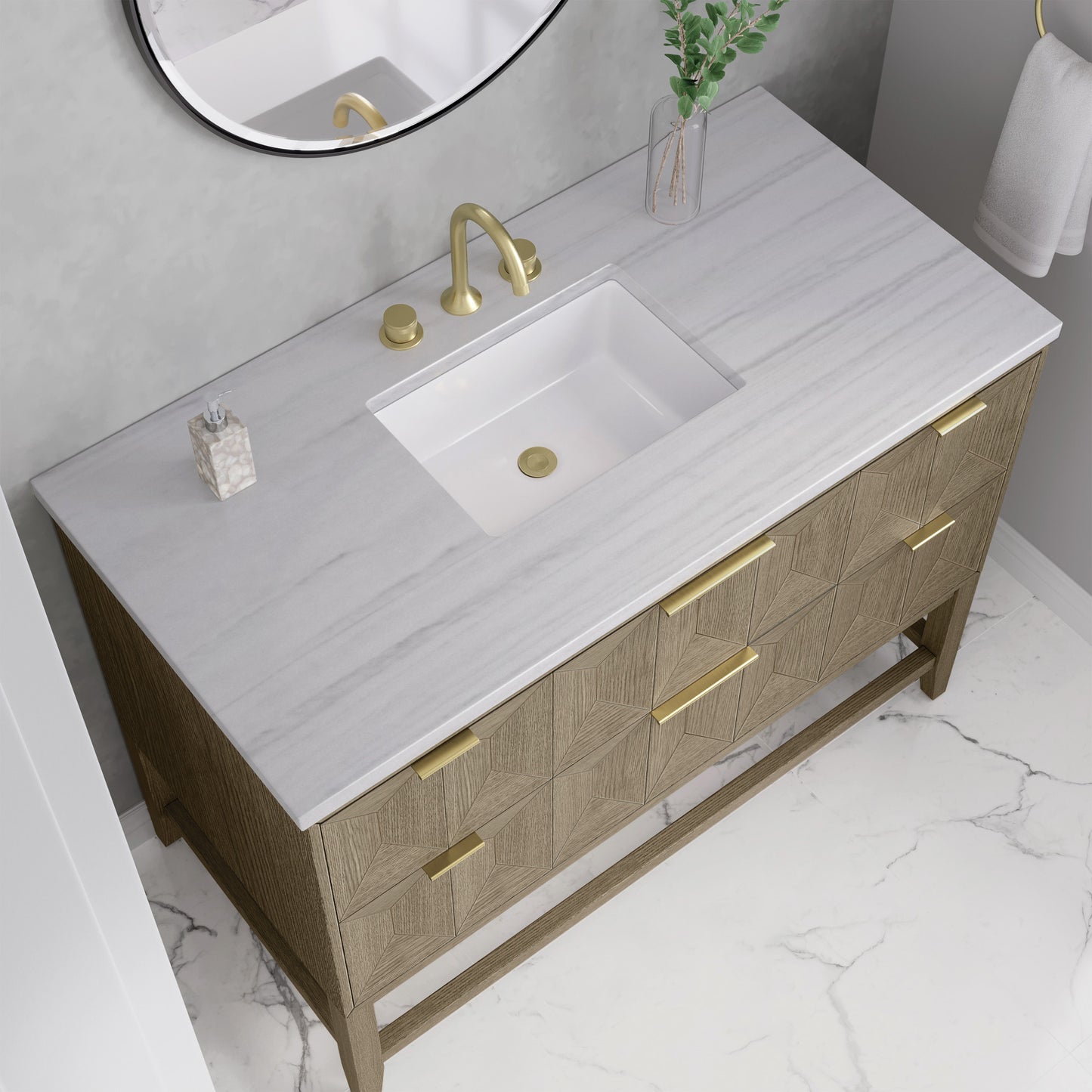 James Martin 48" Emmeline Single Vanity - Luxe Bathroom Vanities