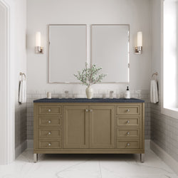James Martin Chicago 60" Double Vanity with 3 CM Countertop
