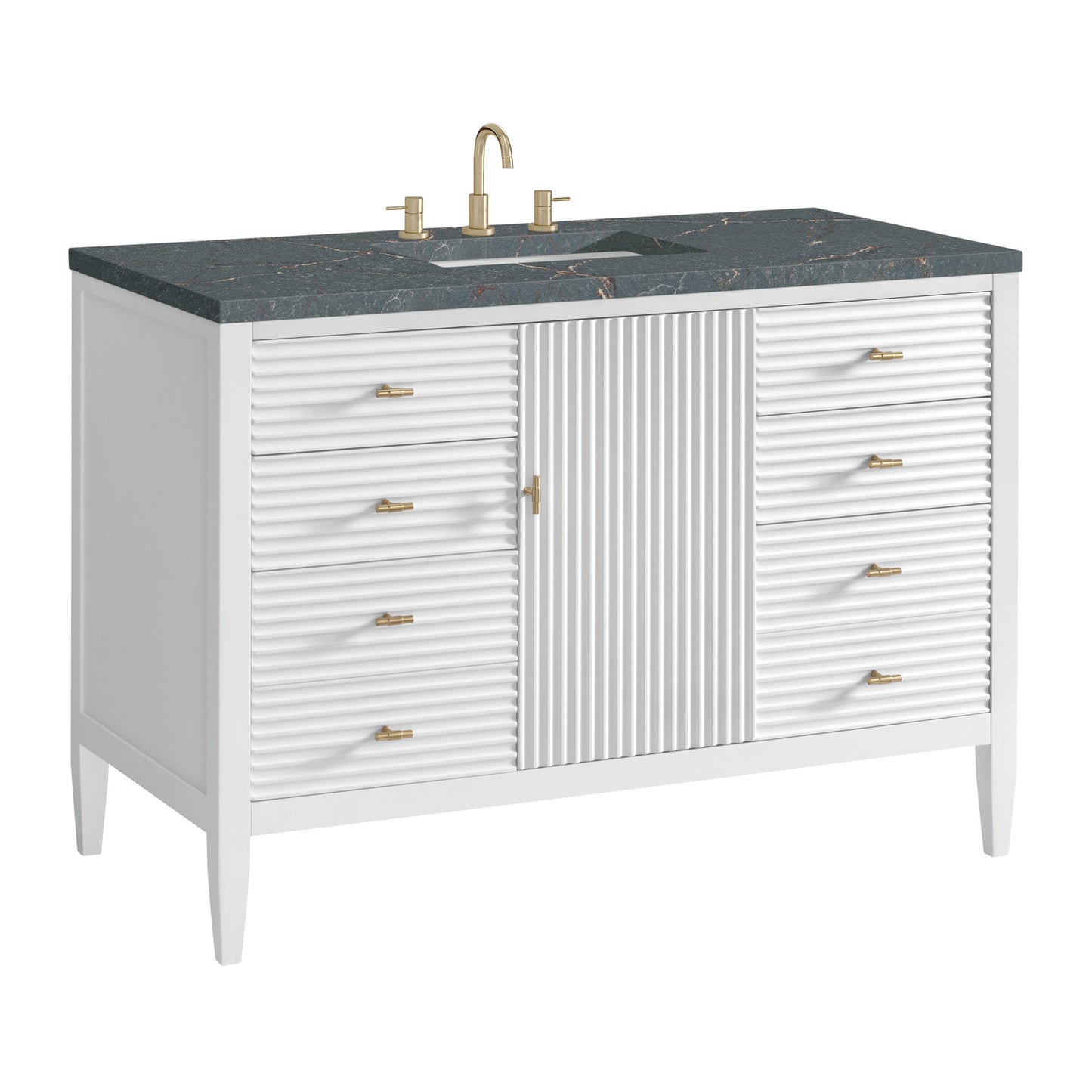 James Martin 48" Myrrin Vanity, W/ 3CM Top