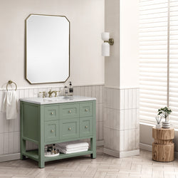 James Martin Breckenridge 36" Single Vanity w/ 3CM Countertop