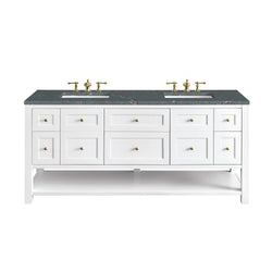 James Martin Breckenridge 72" Double Vanity w/ 3 CM Countertop