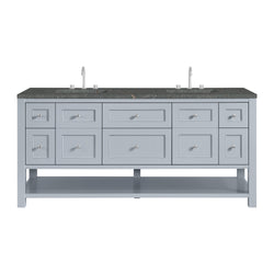 James Martin Breckenridge 72" Double Vanity w/ 3 CM Countertop