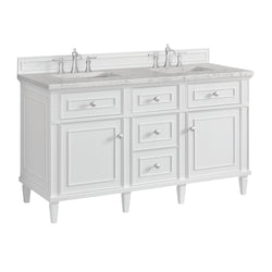 James Martin Lorelai 60" Double Vanity with 3 CM Countertop & FreePower Wireless Charger
