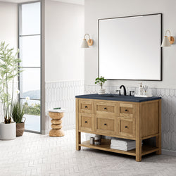 James Martin Breckenridge 48" Single Vanity, Light Natural Oak - Luxe Bathroom Vanities