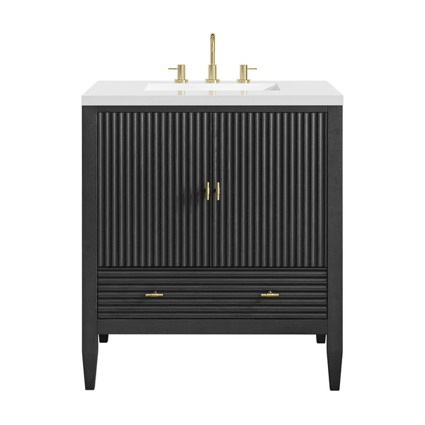James Martin Myrrin 30" Single Vanity with 3 CM Countertop