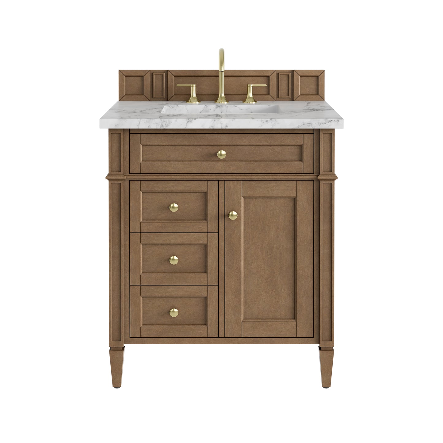 James Martin Brittany 30" Single Vanity with 3 CM Countertop