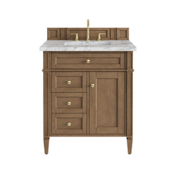 James Martin Brittany 30" Single Vanity with 3 CM Countertop