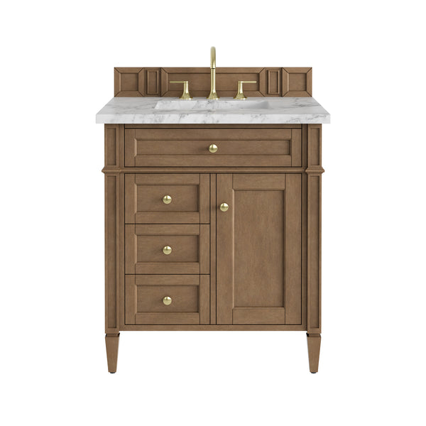 James Martin Brittany 30" Single Vanity with 3 CM Countertop