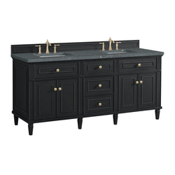 James Martin Lorelai 72" Double Vanity with 3 CM Countertop & FreePower Wireless Charger