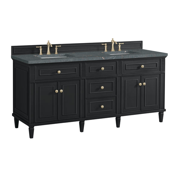 James Martin Lorelai 72" Double Vanity with 3 CM Countertop & FreePower Wireless Charger
