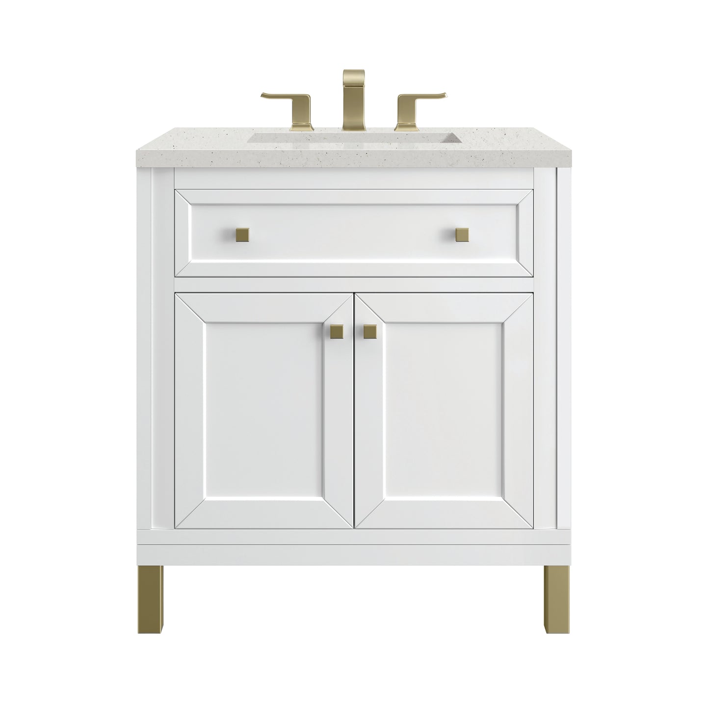 James Martin Chicago 30" Single Vanity with 3 CM Countertop