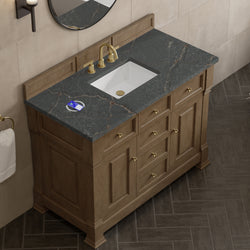 James Martin Brookfield 48" Single Vanity with 3 CM Countertop & FreePower Wireless Charger