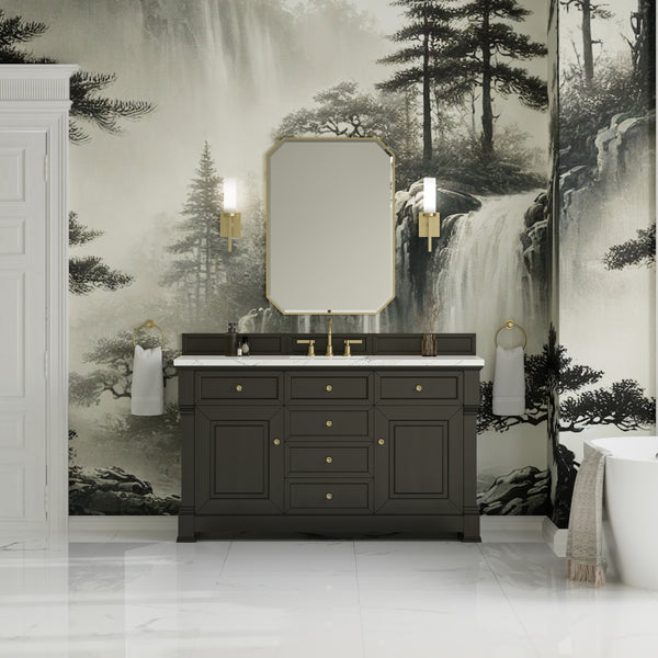 James Martin Brookfield 60" Single Vanity with 3CM Countertop & FreePower Wireless Charger