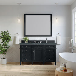 James Martin Brittany 60" Single Vanity with 3 CM Countertop & FreePower Wireless Charger