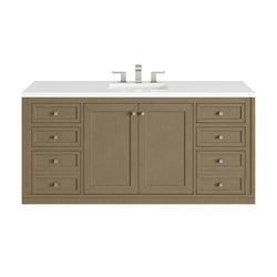 James Martin Chicago 60" Single Vanity with 3 CM Countertop