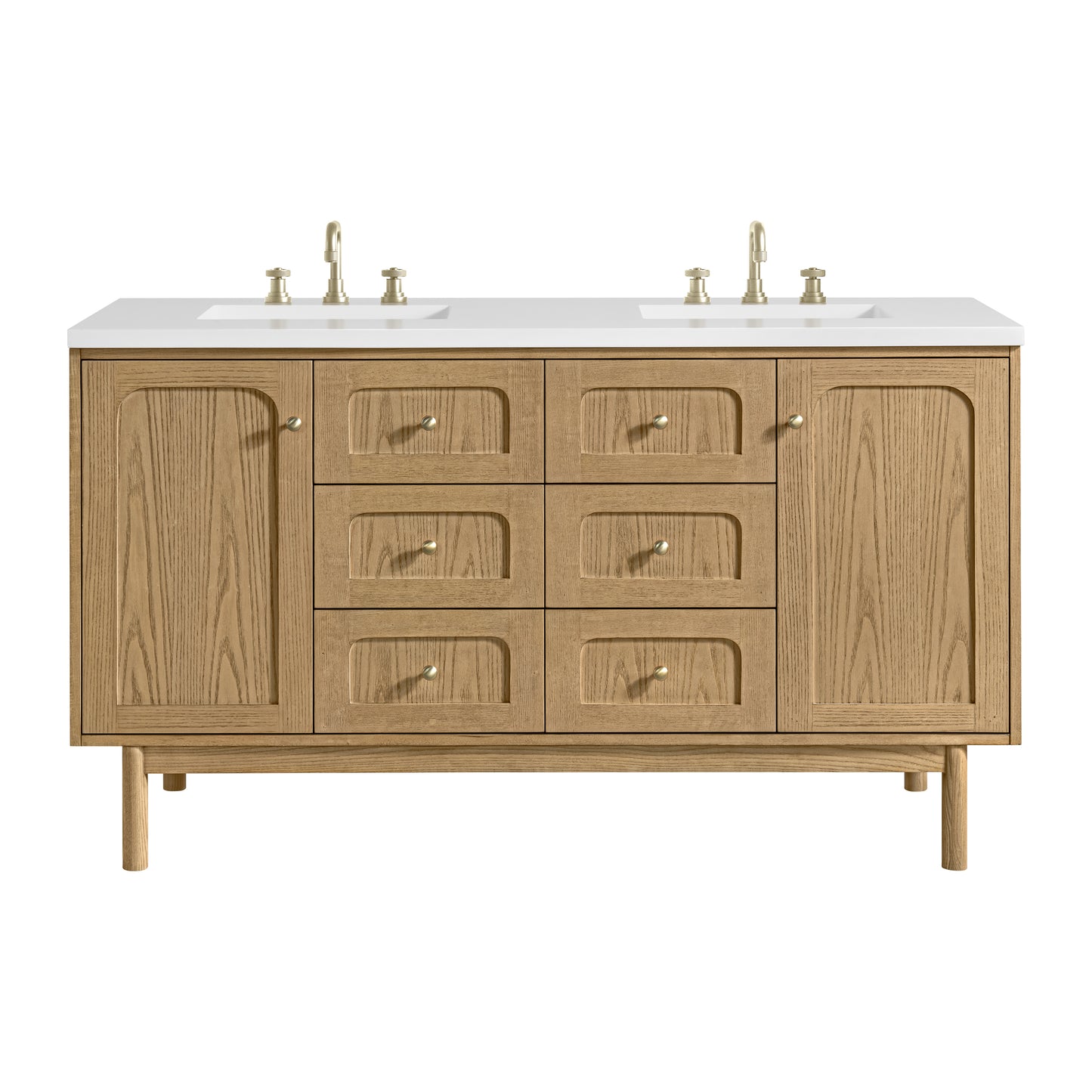 James Martin Laurent 60" Double Vanity with 3 CM Countertop