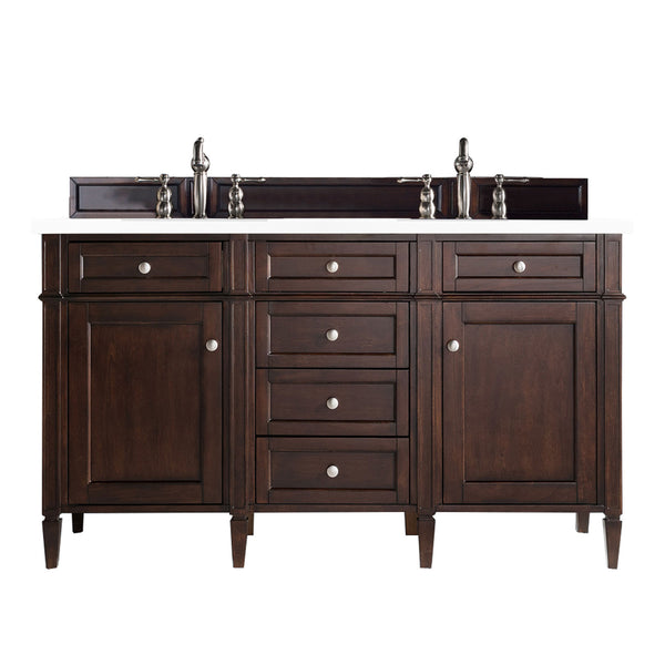 James Martin Brittany 60" Double Vanity with 3 CM Countertop