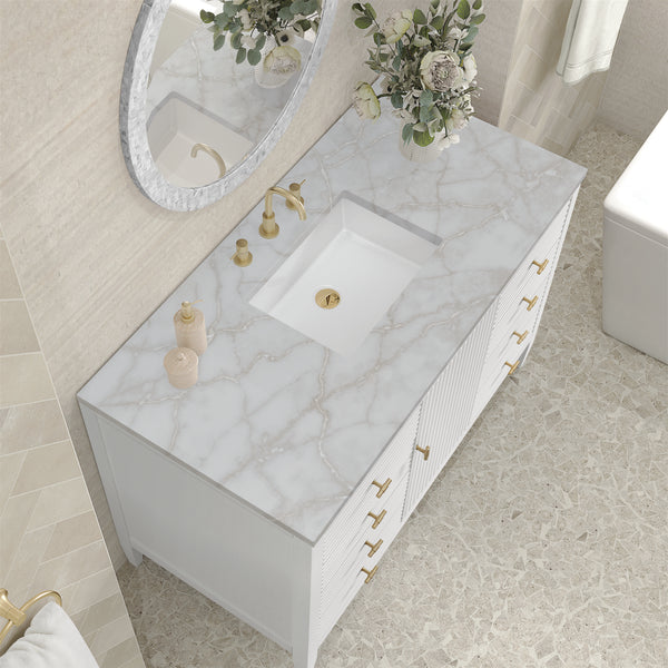 James Martin Myrrin 48" Single Vanity with 3 CM Countertop