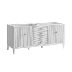 James Martin Myrrin 72" Double Vanity with 3 CM Countertop & FreePower Wireless Charger