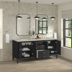 James Martin Myrrin 72" Double Vanity with 3 CM Countertop
